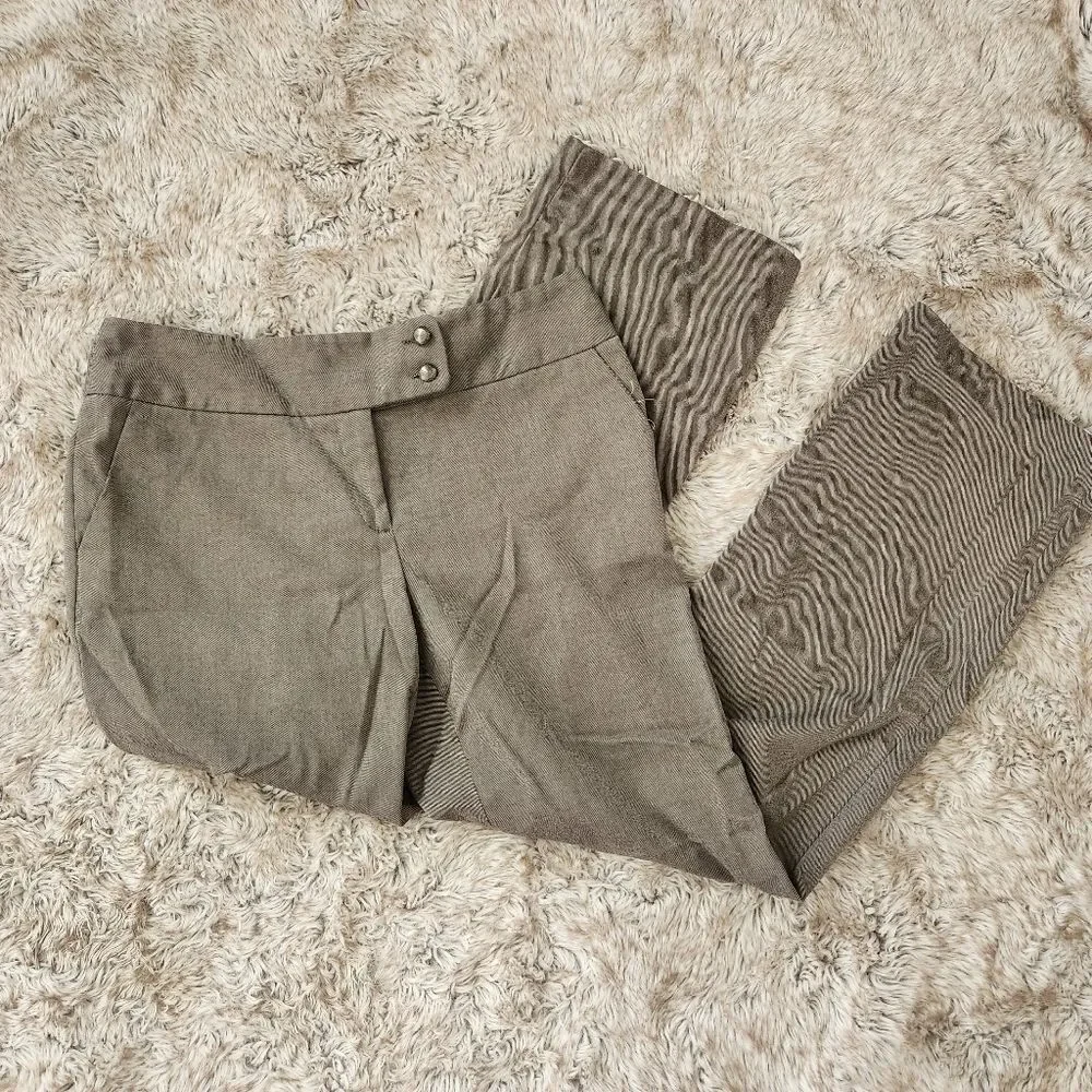 Apt 9 Modern Fit‎ Straight Leg Dress Pants Gray Size 10
